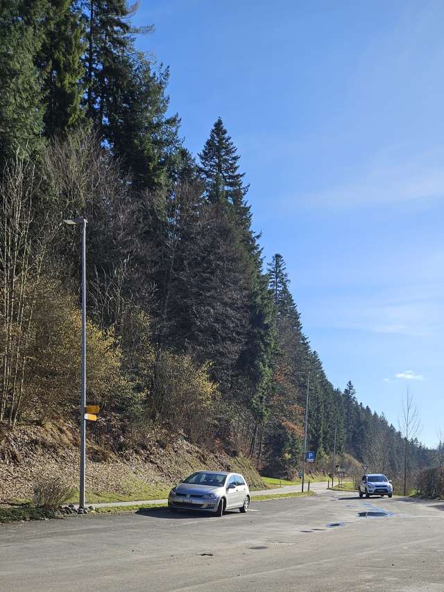 Anfahrt richtung Restaurant zur Säge