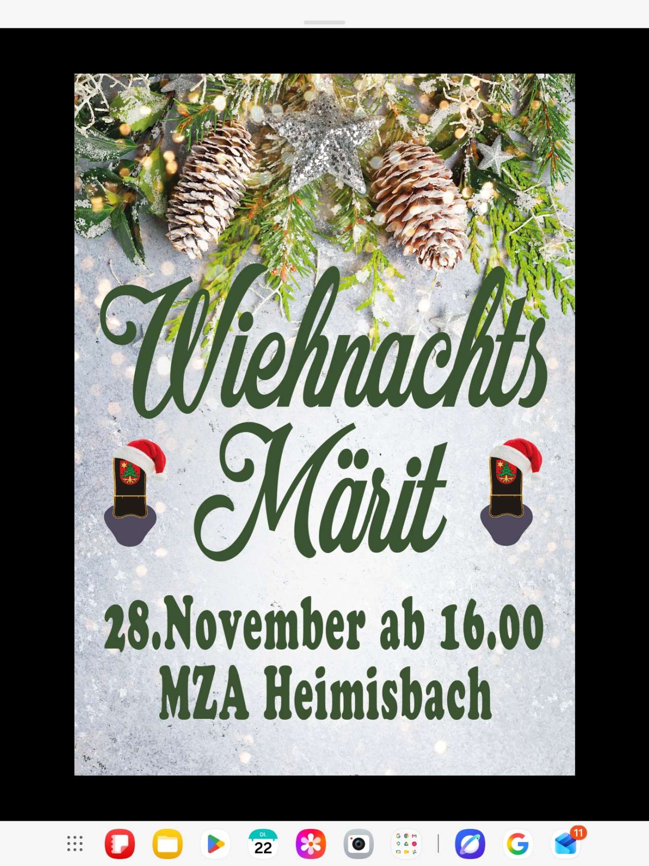 Weihnachtsmarkt Heimisbach