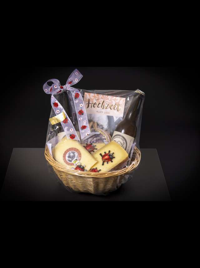 Käse-Geschenkkorb